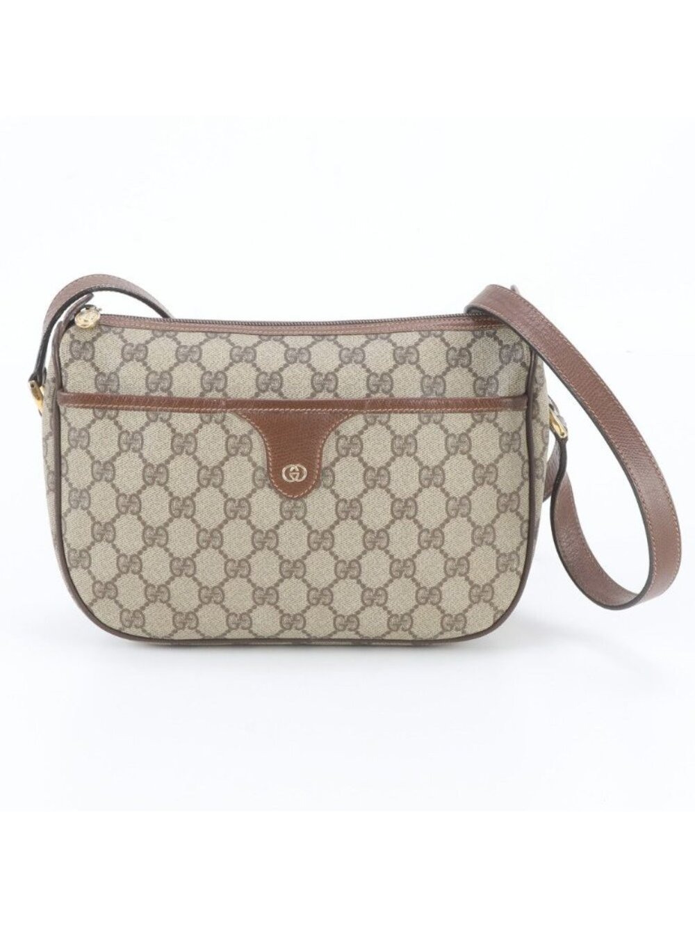 Gucci GG Supreme Leather Shoulder Bag Crossbody Hand Tote